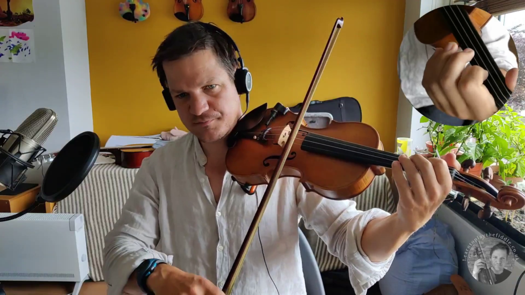 Online Irish fiddle lessons via zoom, via a 2 camera setup. 